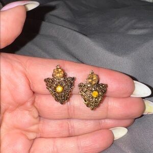 Vintage Czech earrings-clip on